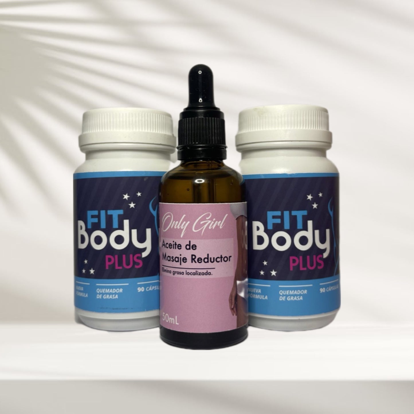 2 Quemador de grasas para 60 días + Aceite de masaje reductor