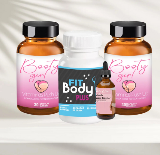 Booty Girl para 30 días + Quemador de grasas+aceite reductor