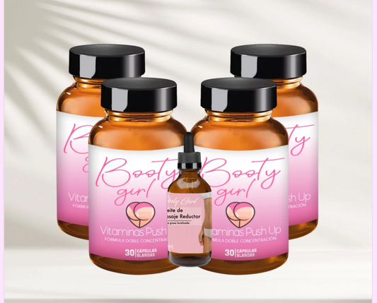 Booty Girl Push up para 60 días+aceite reductor abdomen